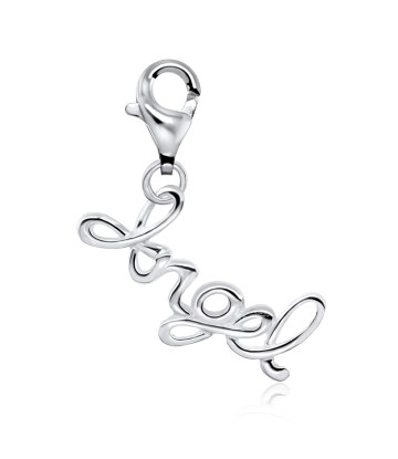 Angel Word Shaped Silver Charms CH-46